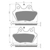 BRAKE PADS GOLDFREN SINT SPORTS GF181 - S3 ( PH279 / PH347 )