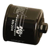 K&N OIL FILTER (HF204 BLK) - KN-204-1