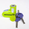 OXFORD DISC LOCK JUNIOR YELLOW (WITH 5MM PIN)