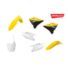 POLISPORT MX RESTYLING KIT SUZ RM125/250 01-08 - OEM WHT/YEL